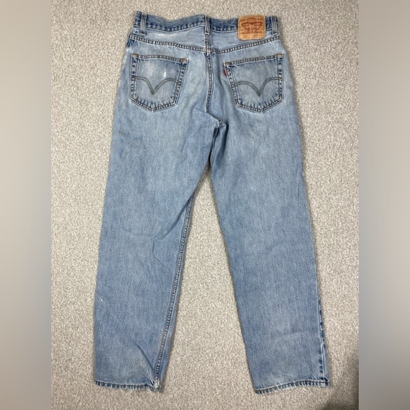 Levi’s vintage 550 relaxed fit thrashed 33x32 baggy grunge tapered leg - Picture 10 of 16